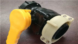 DN50膠環黃柄閥配件